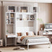 Full Size Murphy Bed With IndustrialConstructionGrade Desk