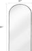 Full Length Mirror with Stand, 47"X91" Floor Mirror Freestanding, Arched Mirror, Oversize (Black)