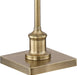 Jenson Traditional Farmhouse Metal Adjustable Pharmacy Floor Lamp Swing Arm 54" Tall Aged Brass Metal Shade Standing Pole Light for Living Room Reading House Bedroom Home Office