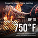 8-In-1 Outdoor BBQ Grill with PID 3.0 Controller, Wood Pellet Smoker, Auto Temperature Control, Huge Storage Cabinet Side Shelf with Tool Hooks, 572 Sq in Cooking Area for Camping Party