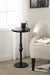 Stratton Rustic Pedestal Table, 13 X 13 X 26, Black, Decorative Pedestal Table for Decorating Smaller Living Areas and Hosting