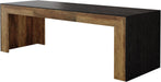 Tribesigns Extra Long Dining Table for 6-8 People, 78.7-Inch Rectangular Kitchen Table with Wooden Tabletop and Legs for Kitchen, Dining Room, Living Room, Heavy Duty, Black+Brown