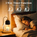 Electric Candle Warmer Lamp with Timer Dimmable, Adjustable Height Lamp Candle Warmer for Jar Candles, Home Decor Warming Light, Flameless Wax Melter Lamps, Christmas Birthday Gifts for Women