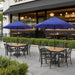 CROWN SHADES 9 Ft Patio Umbrella Olefin with Patented Slot-Lock