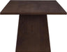 Coadz 82 Inch Wooden Dining Table, Modern Rectangular Kitchen Dinner Table for 6-8 People, Pedestal Wooden Dining Furniture for Kitchen Office Conference Room, Espresso Brown