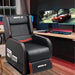 Gaming Recliner Chair for Adults, PU Leather Home Theater Seating Video Game Chairs for Living Room Ergonomic Racing Style Single Movie Gamer Lounge Sofa