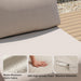 3-Piece Patio Conversation Set, Sectional Sofa with Coffee Table