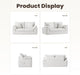 Beige TwoSeater Sofa For Compact Modern LivingRoom
