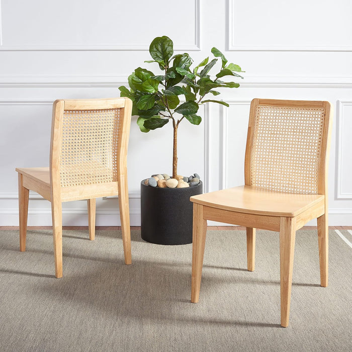 Home Collection Benicio Natural Rattan Dining Chair (Set of 2) DCH1005D-SET2