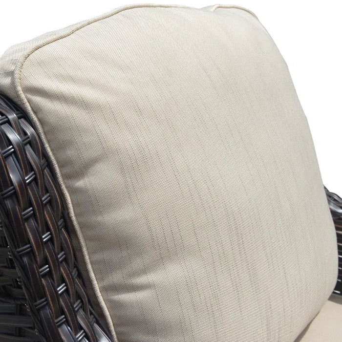 Melanson Patio 5 Piece Rattan Seating Group with Cushions