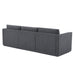 Drew Modular Sectional Sofa with Ottoman by Drew Barrymore, Charcoal