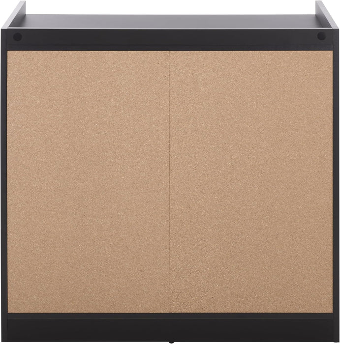 Furniture - Mishi 3-Drawer Chest - Black Wood-Look Dresser with Storage, Modern Bedroom & Guest Room Storage Cabinet, 32" W X 18.3" D X 31.5" H (CHS3101B)