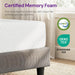 Full Size 8 Inch Cooling Gel Memory Foam Mattress, Medium Feel