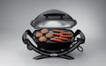 Weber Q1400 Electric Grill, Gray – Portable 1560‑Watt Outdoor Electric BBQ with Porcelain‑Enameled Cast‑Iron Grates – Compact Balcony & Patio Grill with Infinite Control Settings