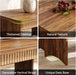 55" Dining Table with 2 Benches, Dining Table Set for 4-6 People, Farmhouse Kitchen Table with Bench, Dining Room Table Set