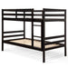 Twin Size Sturdy Wooden Bunk Beds with Ladder and Safety Rail