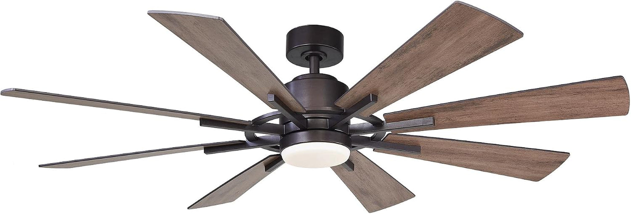 60 Inch Ceiling Fan with Light and Remote Farmhouse Windmill Chandelier Fan