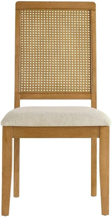 Arlo Dining Chairs, Natural Natural Heathered Weave Light Beige