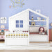 White Kids Twin Montessori PlatformBed Frame Collection