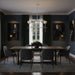 Bisque White LED Crystal Clear Chandelier FixturePro