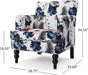 Boaz Fabric Club Chair - Floral Print