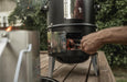 Gasone Vertical Smoker with Thermometer – 16 Inch Heavy Duty Charcoal Smoker – Multipurpose Charcoal BBQ Grill Smoker for Outdoor, Camping – Easy Assembly, 2 Access Doors Grill with Smoker