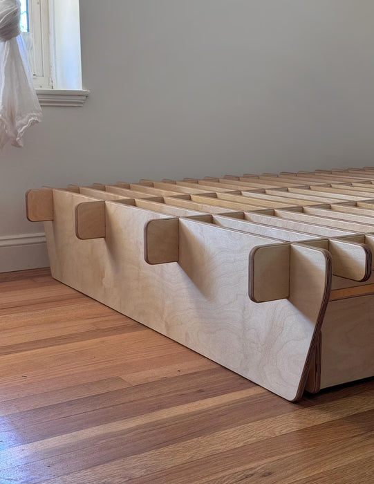 Birch Block BED FRAME