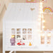 Luxurious FullSize Loft Bed With BuiltIn LEDLights