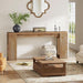 70.9-Inch Extra Long Console Table, Farmhouse Wood Sofa Table behind Couch, Narrow Entryway Accent Table for Living Room, Hallway, Entrance, Foyer, Light Oak Brown
