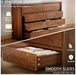 55" Wide 8-Drawer Dresser, Mid-Century Modern Chest with Solid Wood Legs, Concealed Handle,Large Wood Storage Organizer, Bedroom Storage,Walnut
