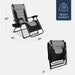 Oversized Padded Zero Gravity Chair Recliner