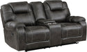 Recife 2-Piece Reclining Living Room Sofa Set, Chocolate
