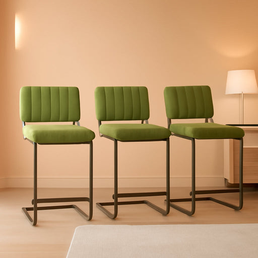 Bar Stools Set of 3,Counter Height Bar Stools Bar Chairs,24 Inch