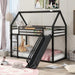 Twin Over Twin IndustrialGradeSturdy Bunk Bed Black