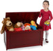 Espresso Contemporary Toys Chest Safety Hinged Lid