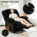 Oversized Recliner Chair,Extra Wide 360° Swivel Rocker Massage Heat