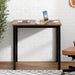 Small Computer Desk for Home&Office- 31.5'' Length Small Writing Desk Gaming Desk Students Laptop Use, Rustic Brown Desktop & Black Frame AC3FB(8060)