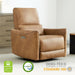 Power Swivel Recliner with Lumbar Support