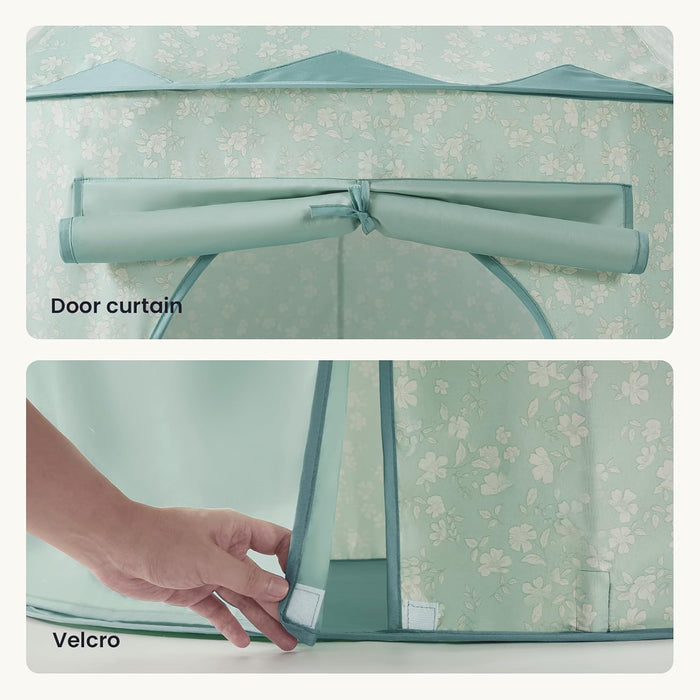 Kids Play Tent – Cute Greentent for Kids Indoor, Portable Toddler Tent for Girls & Boys, Fun Playhouse Toy for Imaginative Play, Perfect Toys Gifts for 2 Year Old Girl & Boy