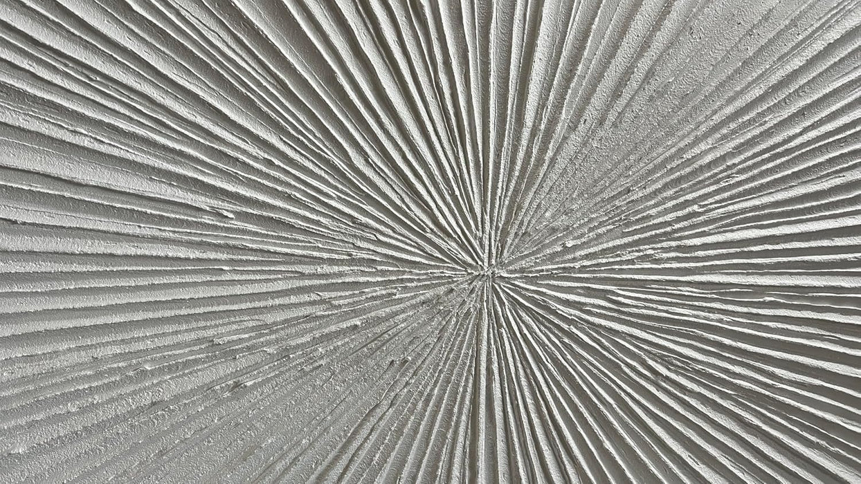 - White Thick Texture Abstract Wall Art Oil Painting Hand-Painted Minimalist Modern Art Paintings Home Living Room Room Dining Room Bedroom Wall Decorative Art Oil Painting 24X48Inch