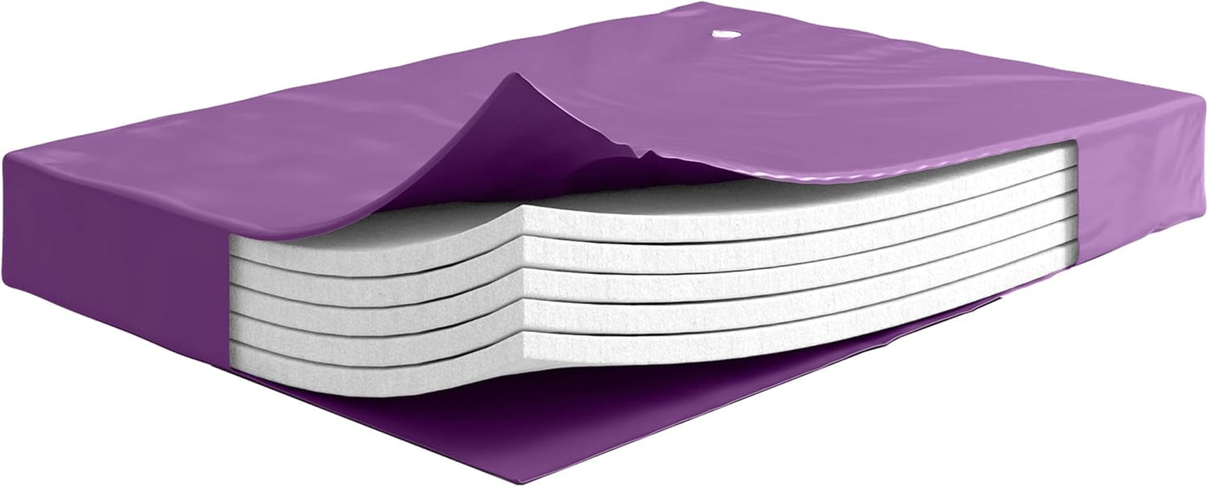 Blue Magic - Waveless 95%, Hardside Water Bed Mattress, Contains Five Wave Reducing Fiber Layers, Bladder Corners Are Reinforced, 18Ml Smooth Vinyl (California King)