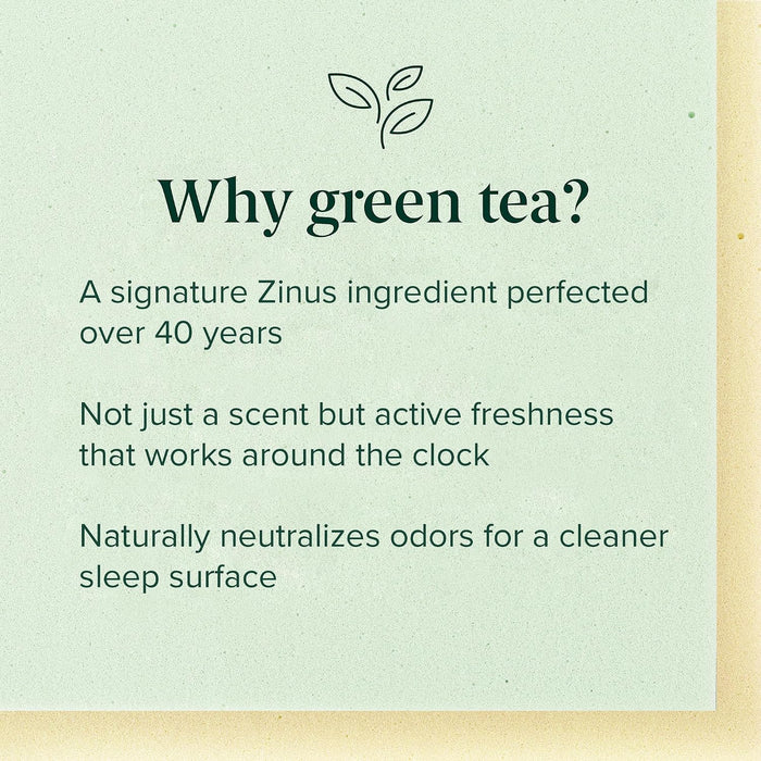10 Inch Twin Green Tea Memory Foam Mattress, Medium Firm Feel