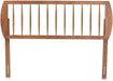 Walnut Finished Wood King Size Headboard