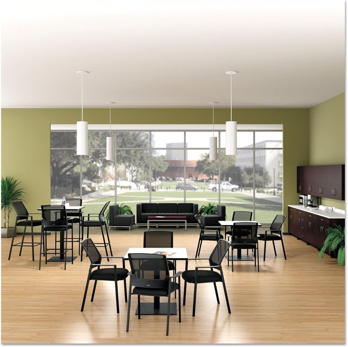 ALEQB8116P 26.38 In. X 26.38 In. X 30.5 In. QUB Series Powered Armless L Sectional - Black