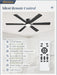 Matte Black Flush Mount Ceiling Fan With Controller