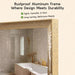 2 Pack Brushed Gold Bathroom Mirrors for over Sink, 24X36 Inch