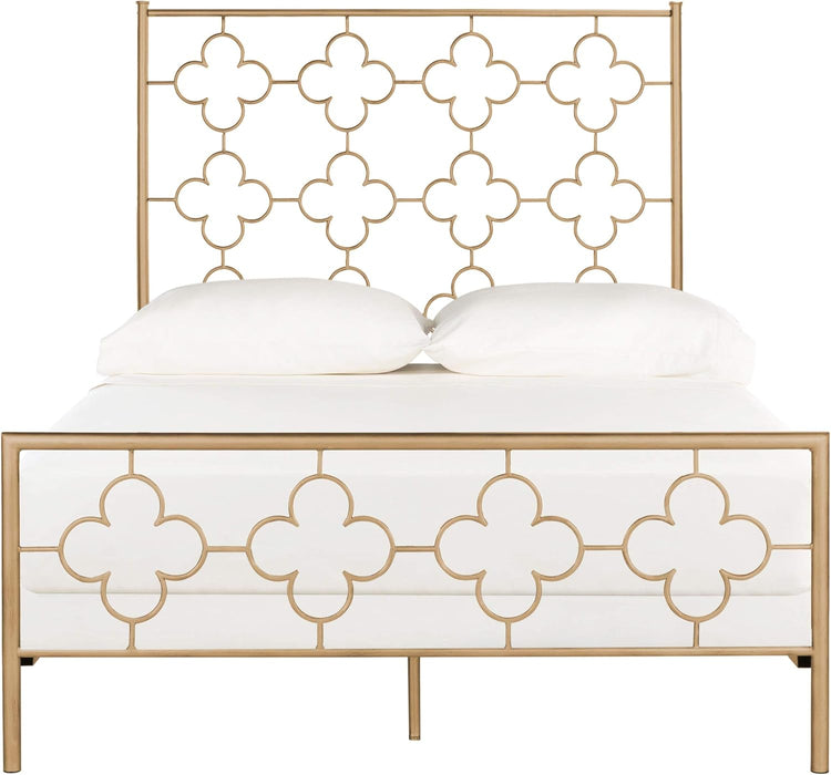 Home Morris Moroccan Antique Gold Bed, Full