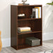 Beginnings 3-Shelf Bookcase, Bookshelf with Adjustable Storage Shelves, in Brook Cherry Finish