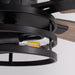 Industrial Black Ceiling Fan With Advanced Lighting