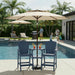 10FT Outdoor Patio Umbrella, 2 Tiers Market Table Umbrella with 8 Sturdy Ribs, Push Button Tilt and Crank, UPF50+ UV Protection for Deck, Pool, Garden and Backyard